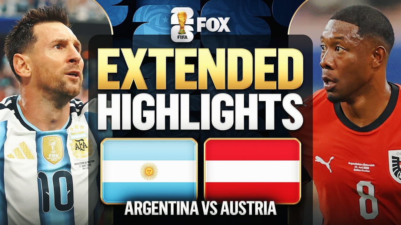 Argentina vs Austria Extended Highlights ๐๐ 2026 FIFA World Cupโข
