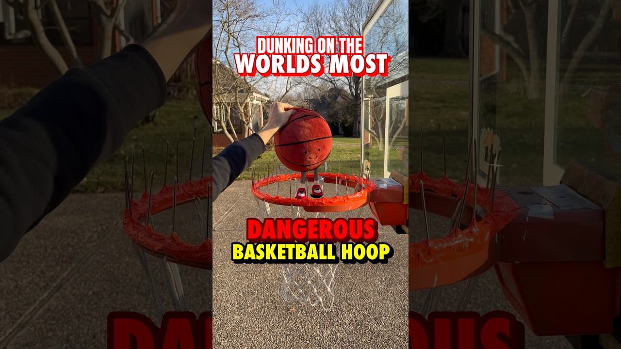 Dunking on the Worlds Most DANGEROUS Hoop ⚠️