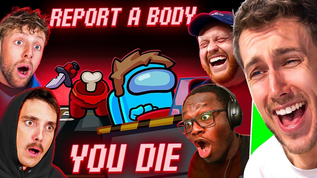 MINIMINTER REACTS TO SIDEMEN AMONG US BUT IF YOU REPORT A BODY YOU DIE