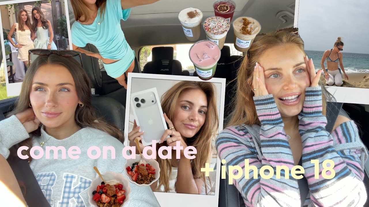 come on a date w us + iphone 18 unboxing! week in my life