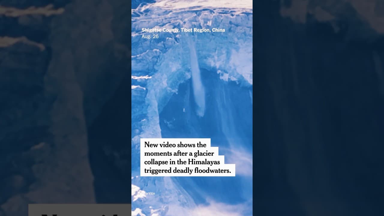 This Falling Glacier Started the Disaster in the Himalayas