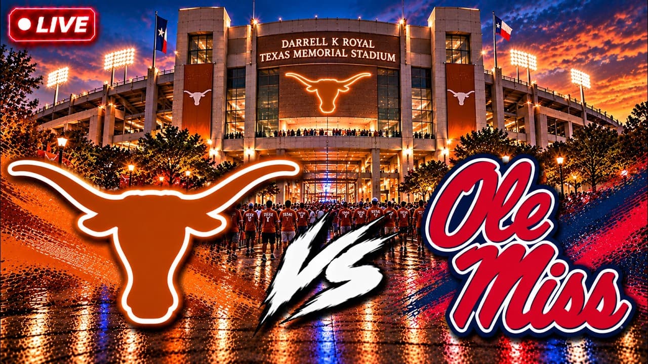 Texas vs Ole Miss LIVE | NCAAF Live Scoreboard & Play-by-Play