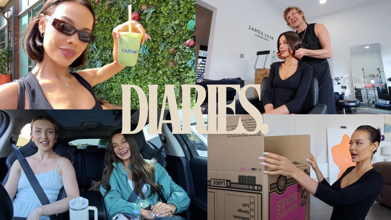 my last week in Manchester, new hair & home shopping! weekly diaries