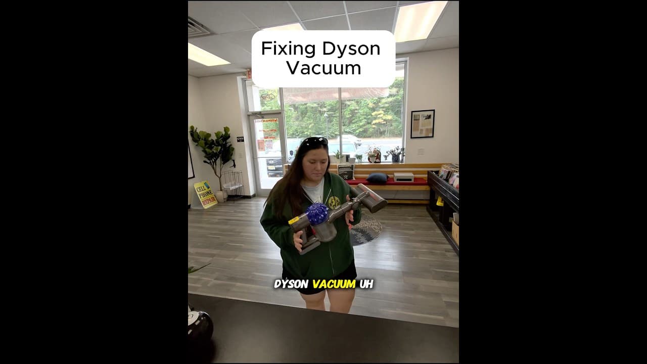 FIXING DYSON VACUUM 🧼 #smartphone #problemfix #brokenfix #tech #screenbreak #pcbuild #techtok