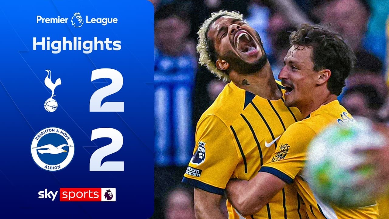 Rutter snatches DRAMATIC 95th min equaliser | Spurs 2-2 Brighton | Premier League Highlights