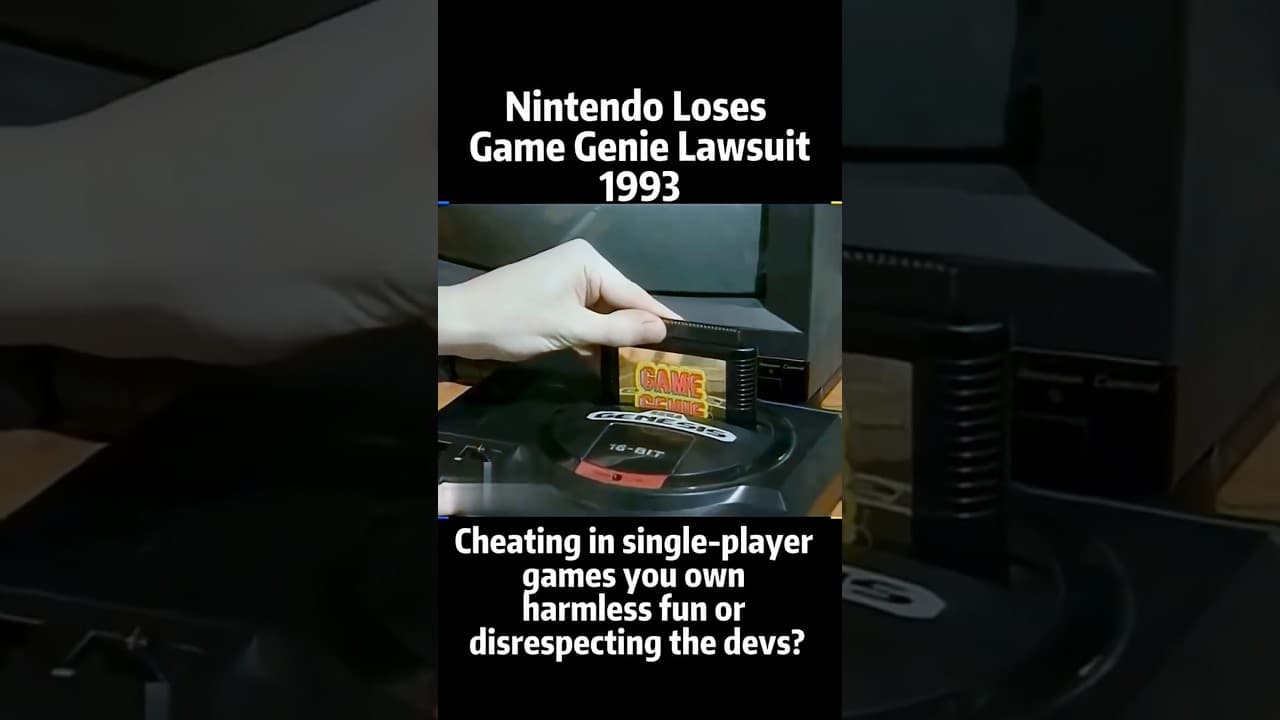 Game Genie Won Against Nintendo! Epic 90s Court Battle #retrogaming #nintendo #gaming #gamegenie