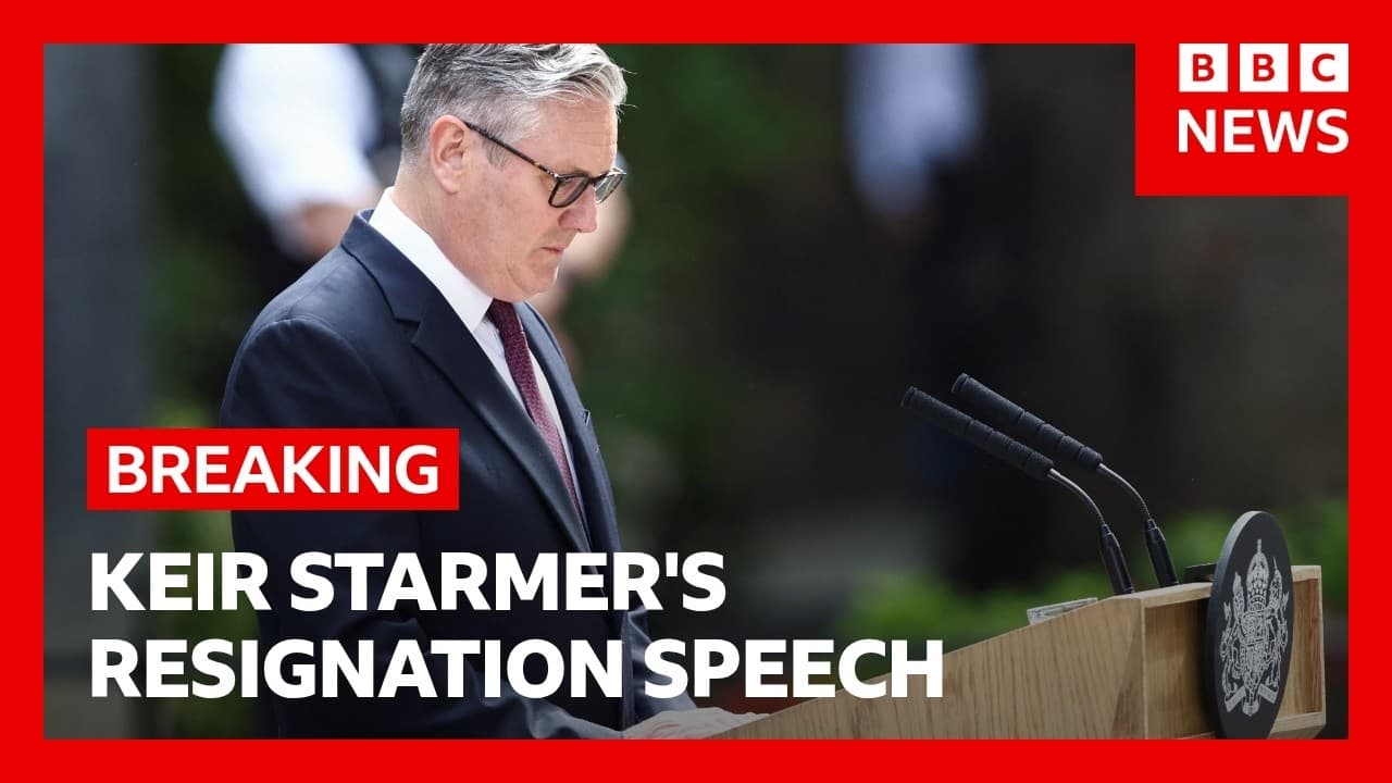 UK Prime Minister Keir Starmer announces resignation | BBC News