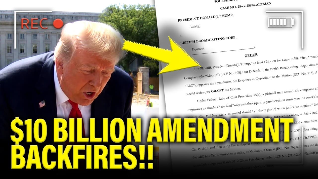🚨Trump $10 BILLION Amendment BACKFIRES INSTANTLY!!!