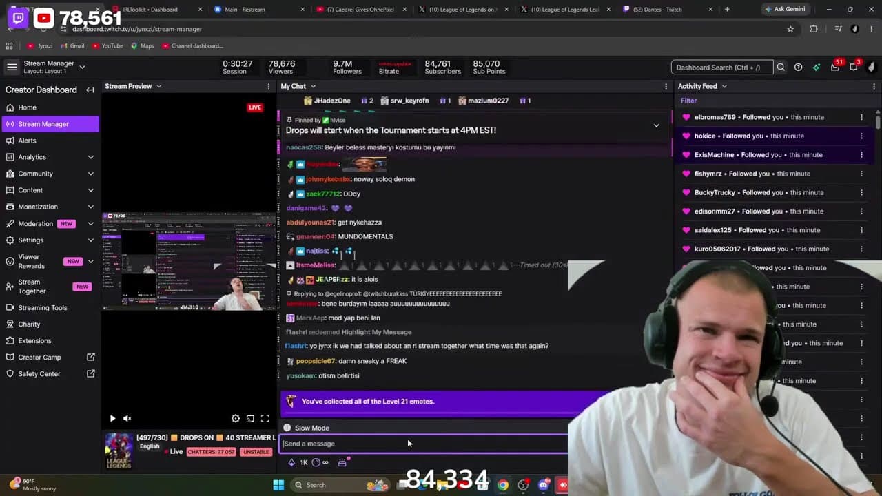 40 Streamer League of Legends Tourney