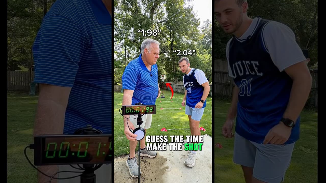Closest guess and 7 points wins ๐
#trickshot #timer #basketball #jakethejuice #professorpops