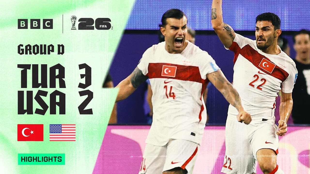 Turkey 3-2 USA Highlights πΉπ·πΊπΈ | 2026 FIFA World Cup | Group D