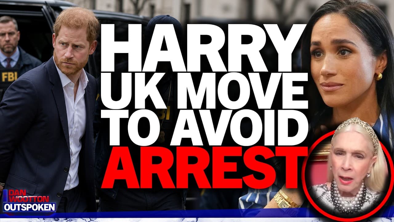Prince Harry & Meghan Markle moving to UK after threat of ARREST by Feds Lady Colin Campbell reveals