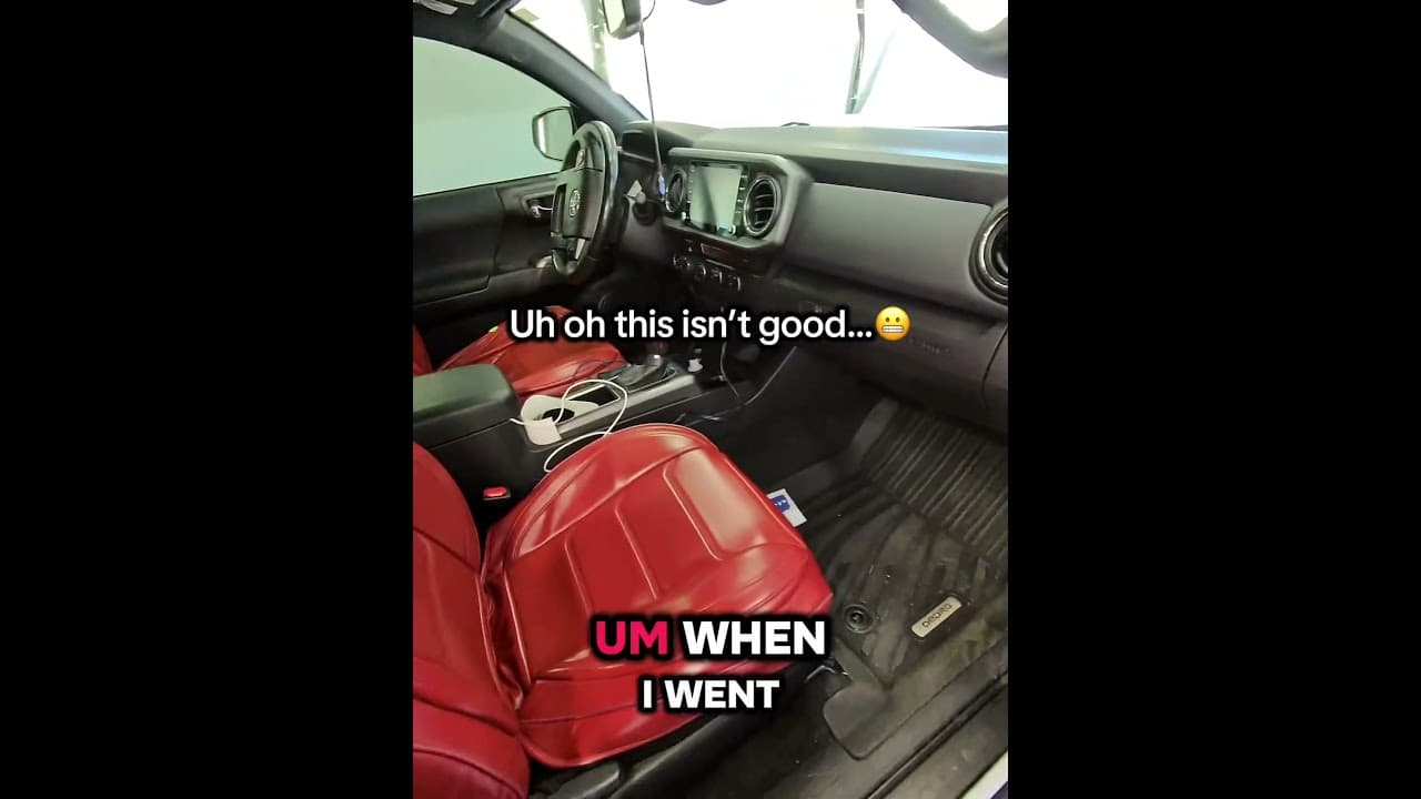 Customer made a big mistake today… 🤦♂️🫣😳 #detailer #money