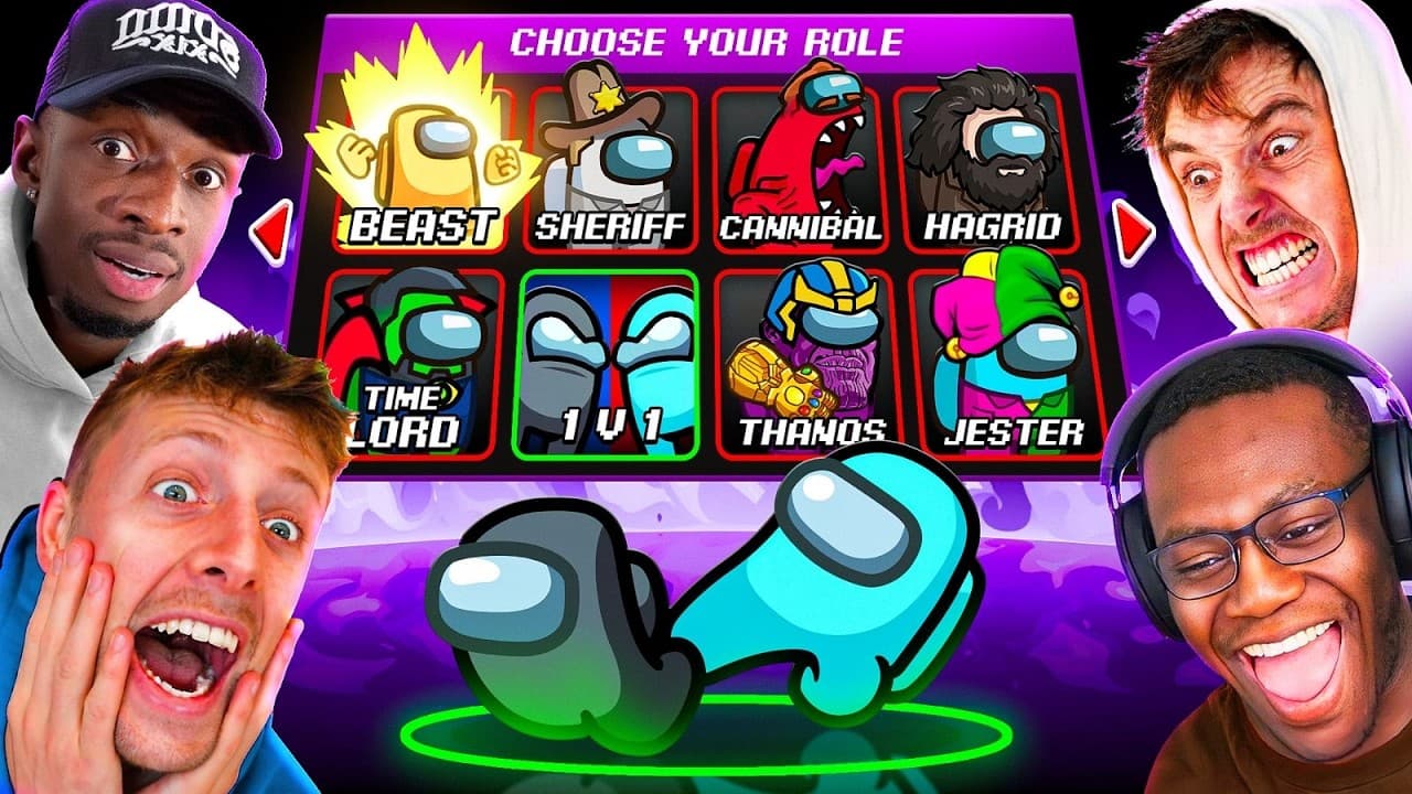 SIDEMEN AMONG US ULTIMATE DRAFT MODE: PICK FROM EVERY ROLE IN THE GAME