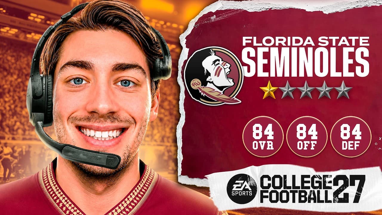I Rebuilt Florida State on College Football 27
