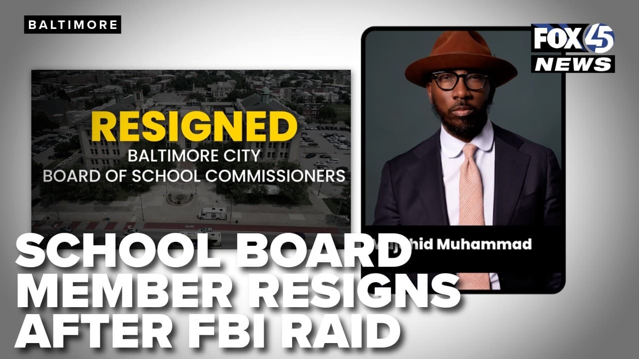 Baltimore School board member resigns after FBI raid, his nonprofit got $1M in COVID funds