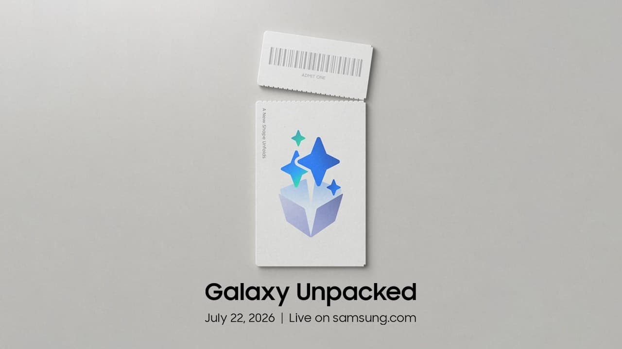 Galaxy Unpacked July 2026: Official Livestream YouTube thumbnail