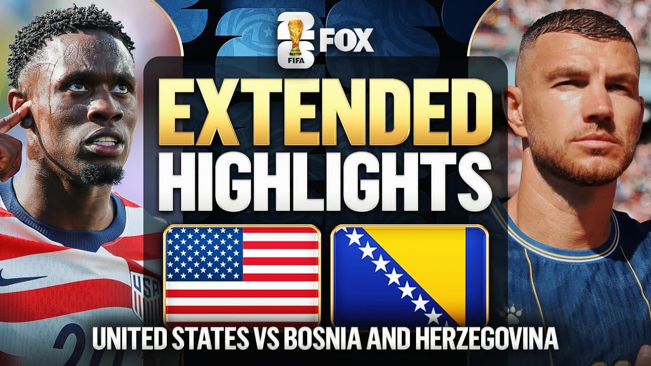 United States vs Bosnia and Herzegovina Highlights ๐๐ 2026 FIFA World Cupโข | Round of 32