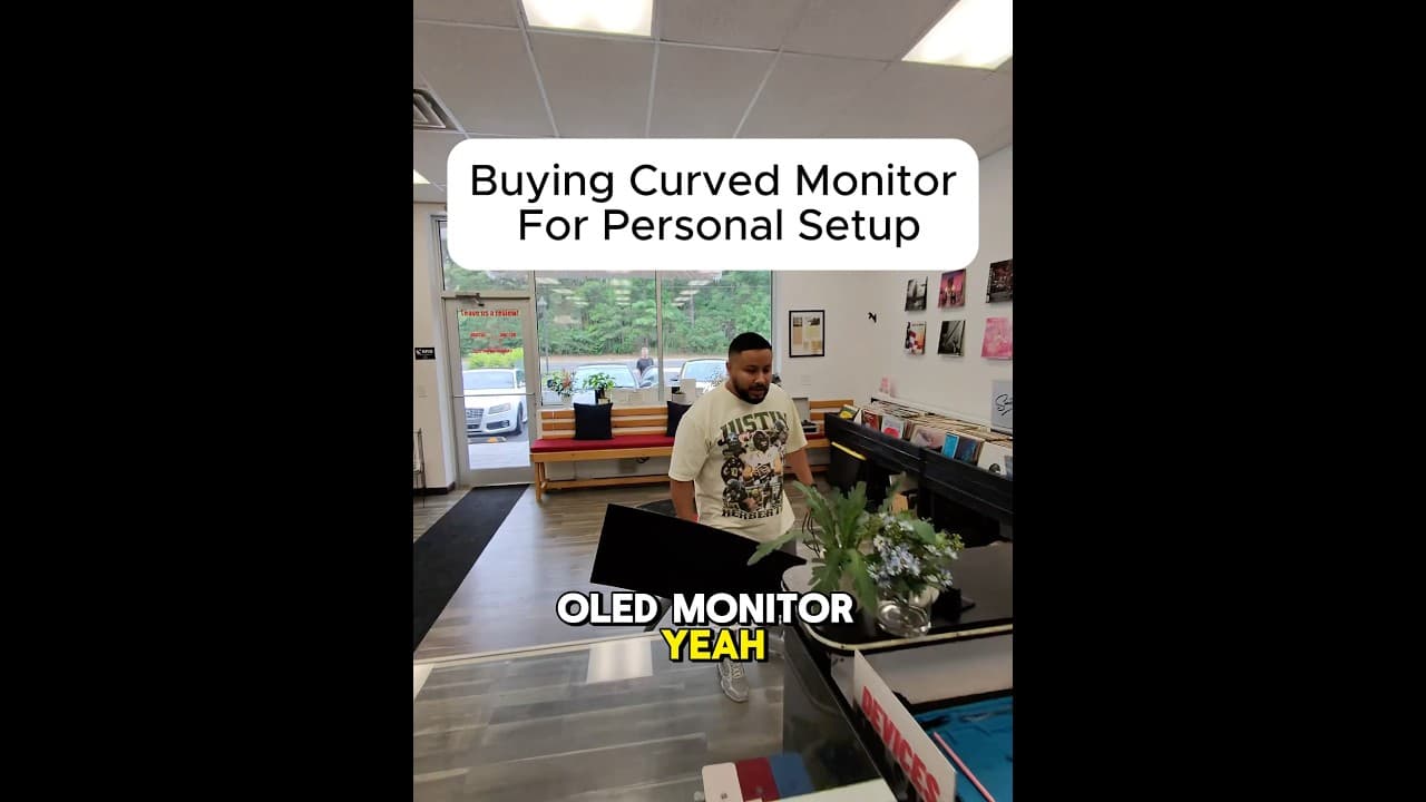 BUYING CURVED MONITOR FOR PERSONAL SETUP!!! #brokenfix #problemfix #smartphone #screenbreak