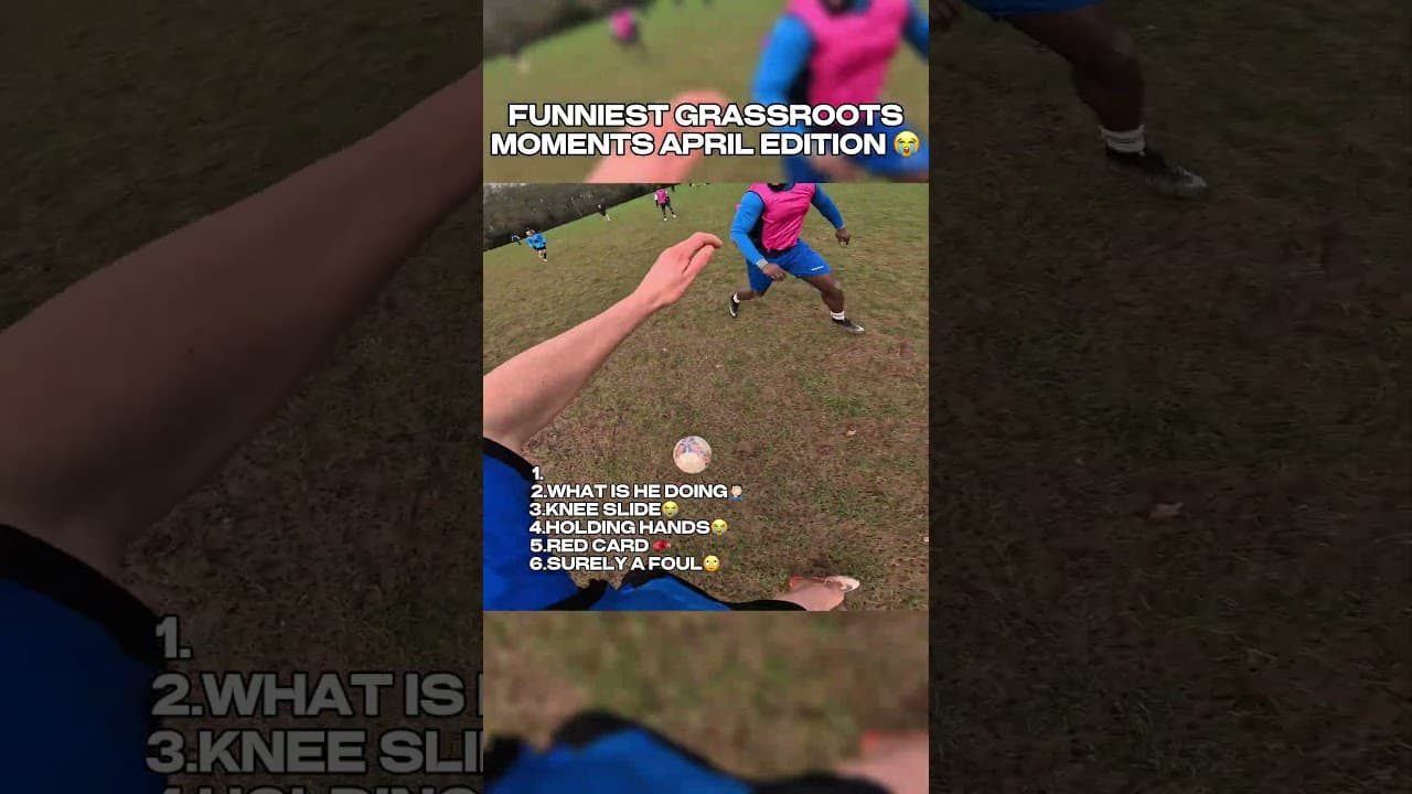 FUNNIEST MOMENTS APRIL EDITION #povfootball #funnyfootball #funnyshorts #grassrootsfootball
