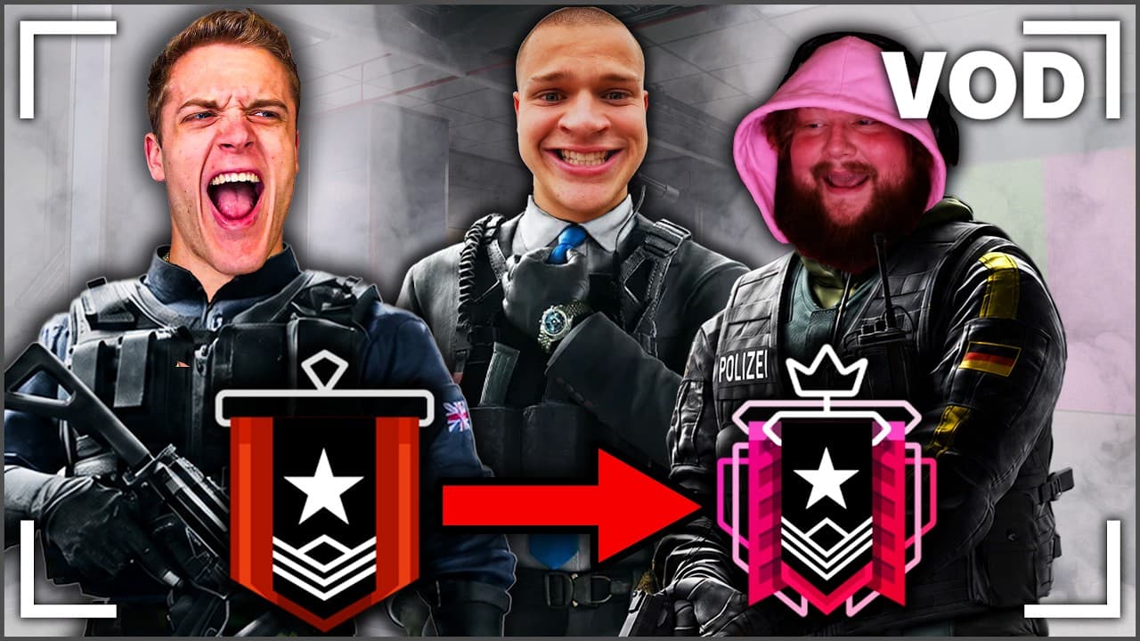 3v3 vs Every Rank w/ Jynxzi & CaseOh (R6), & Random Games | Joe Bartolozzi