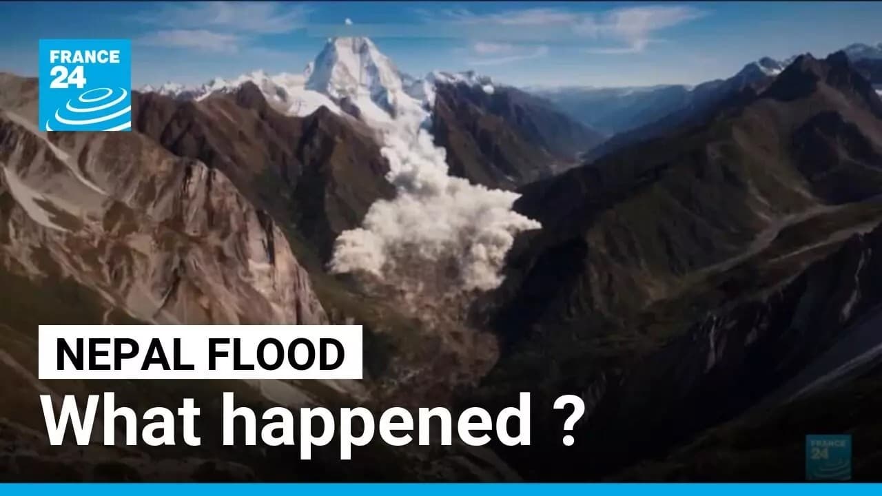 Nepal flood disaster reconstructed minute by minute • FRANCE 24 English
