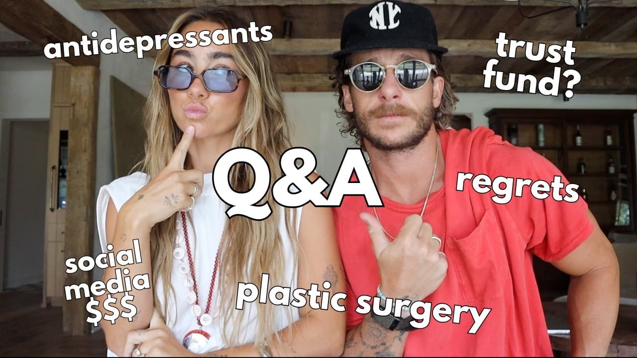COMING CLEAN.. antidepressants, trust fund, plastic surgery & moving again.. Q&A | Julia & Hunter