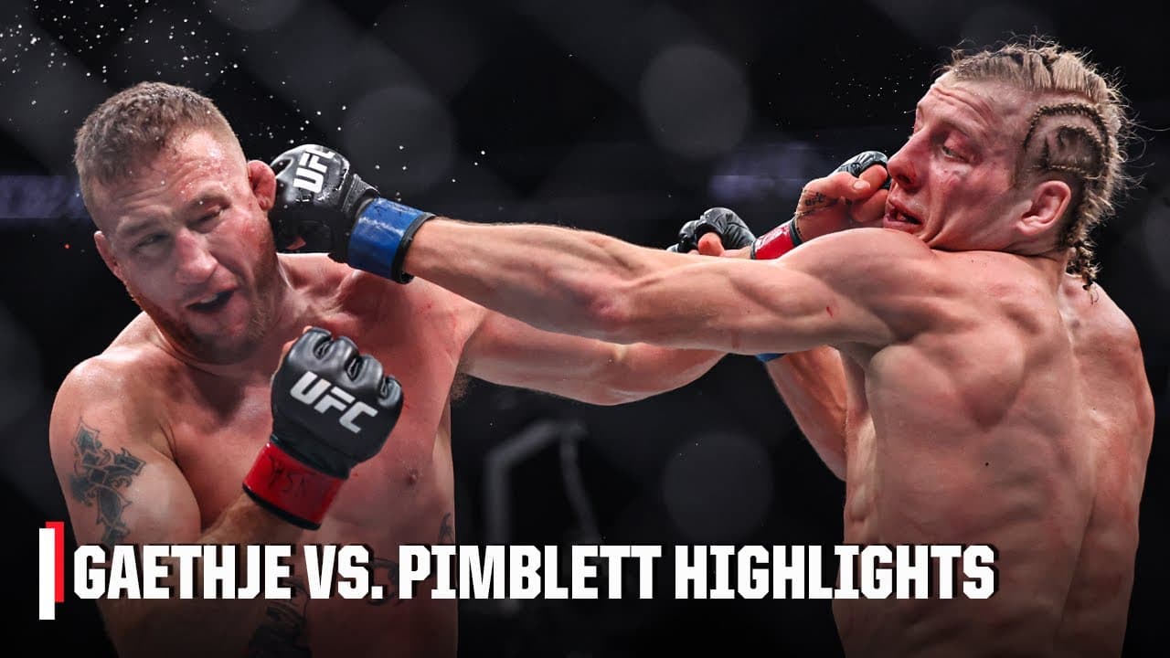 UFC 324 Highlights 👊 Justin Gaethje vs. Paddy Pimblett | ESPN MMA