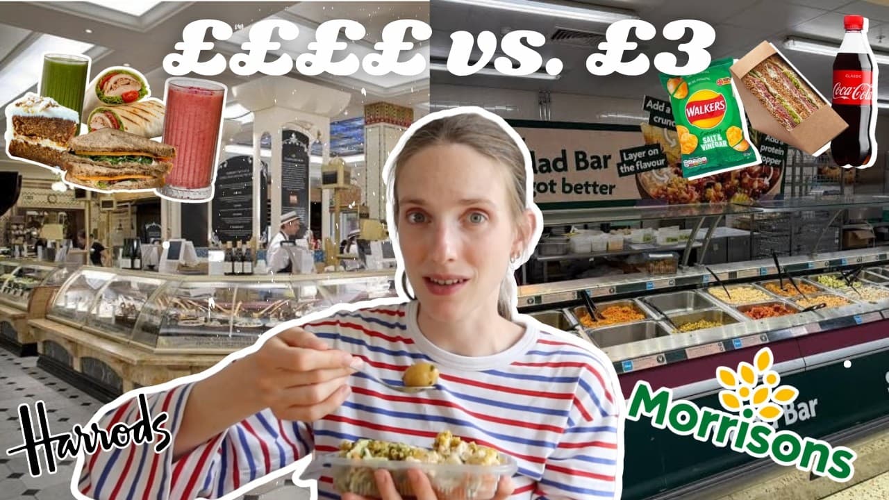 I Tried the UK’s Most Expensive vs Cheapest Meal Deal