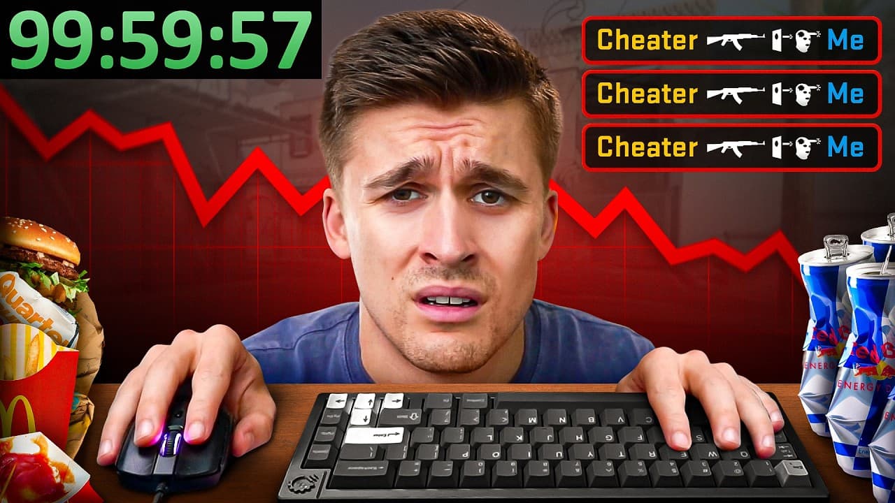 I Streamed Until I Beat Counter Strike (bad idea)