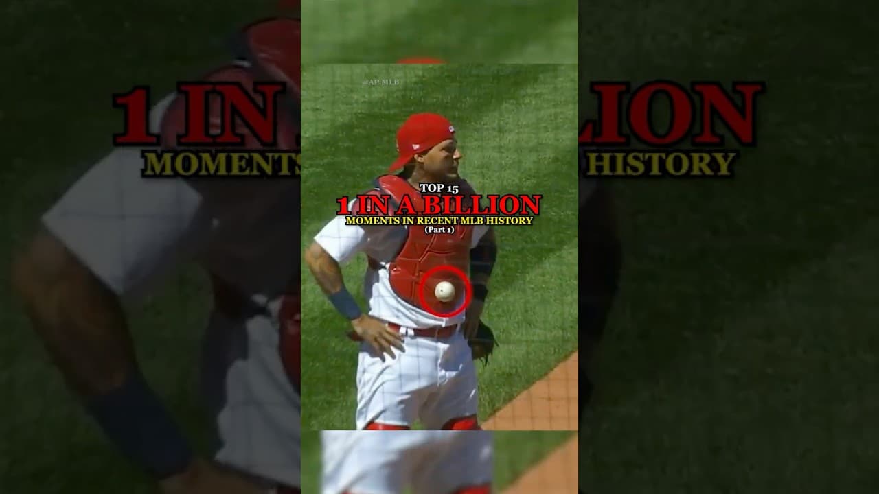 Top 15 1 In A Billion Moments in MLB History | Part 1 YouTube thumbnail