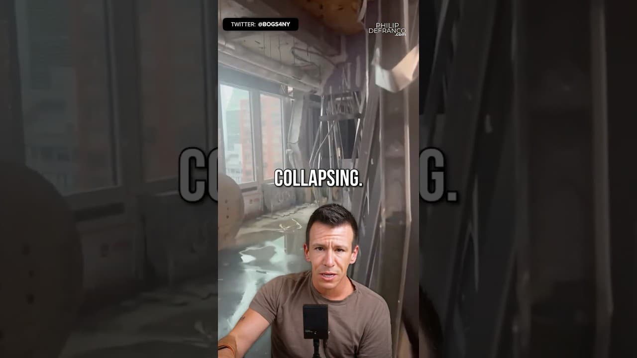 Manhattan evacuation due to a possible collapsing building