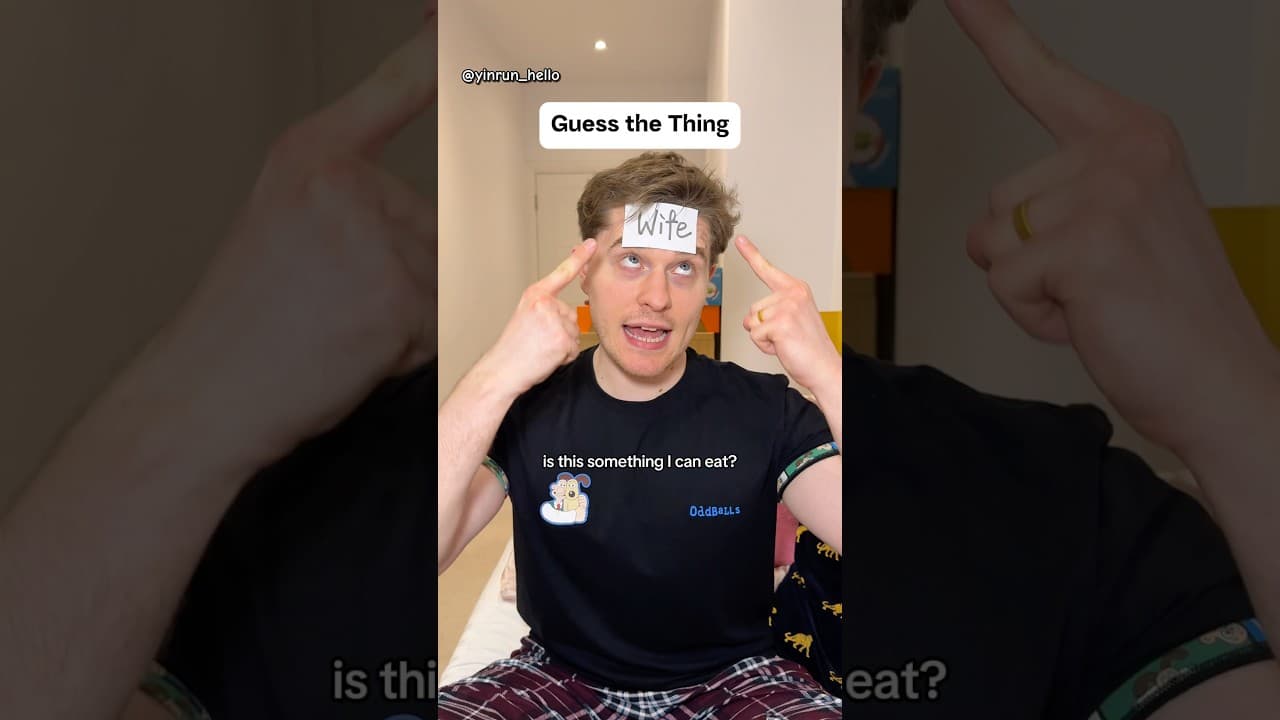 Our minds were working overtime ๐คฃ๐ง #yinrunandluke #guessinggame #challenge #couplescomedy #love
