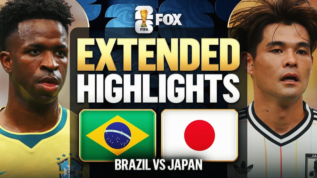 Brazil vs Japan Highlights ๐๐ 2026 FIFA World Cupโข | Round of 32