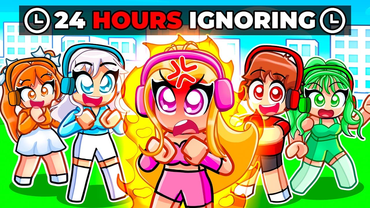 We Ignored Emma For 24 Hours In Roblox Snapchat…
