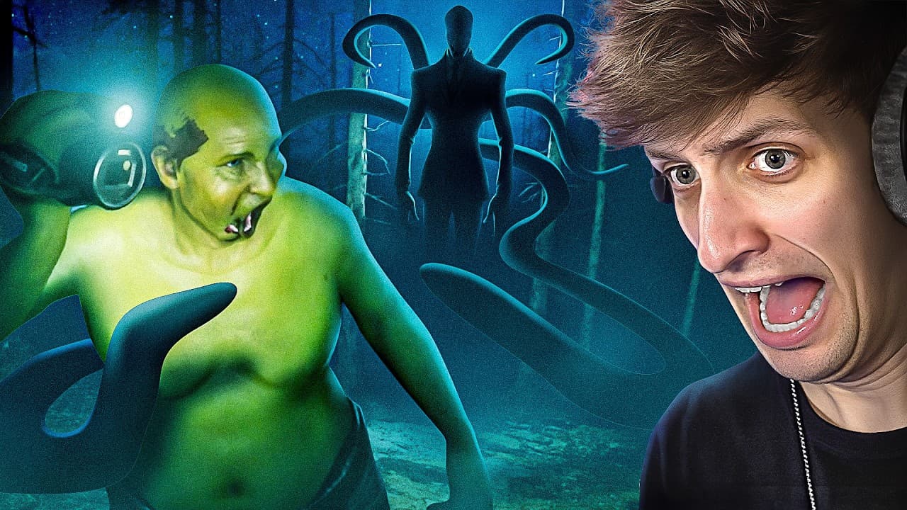 4 Idiots Try To Survive Slenderman!