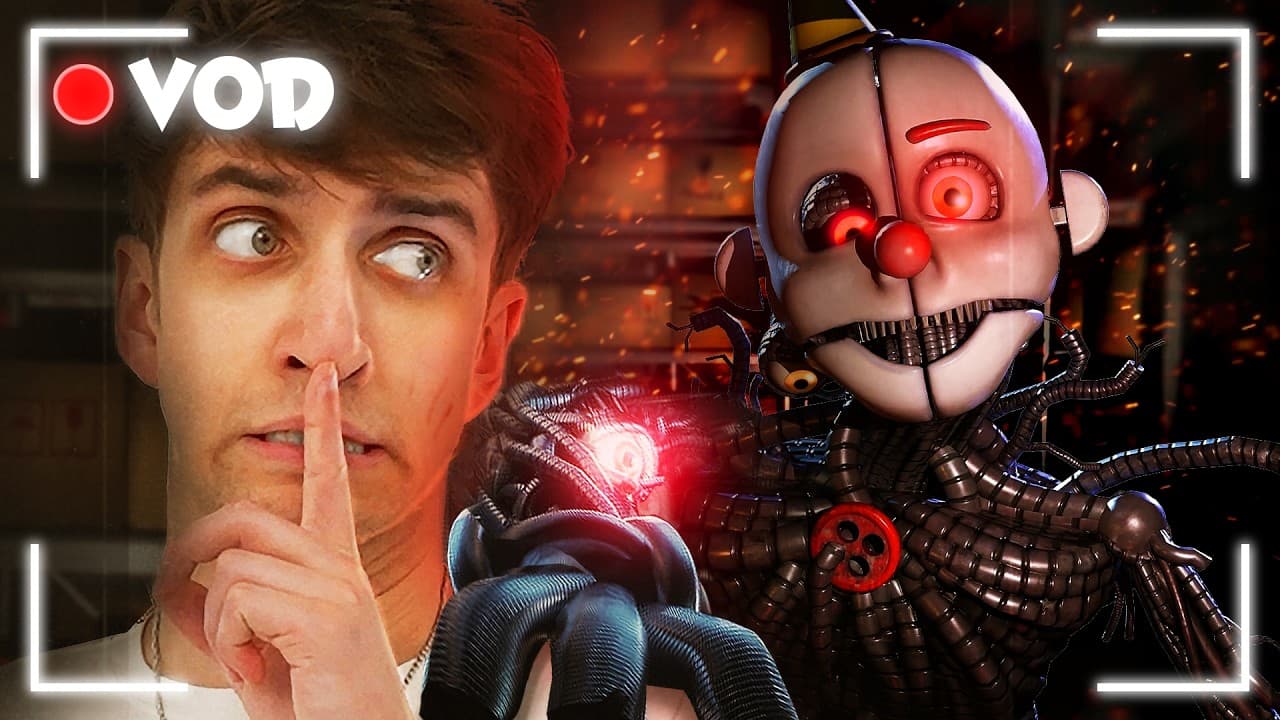 I BEAT FNAF GLITCHED ATTRACTION (Pezzy VOD)