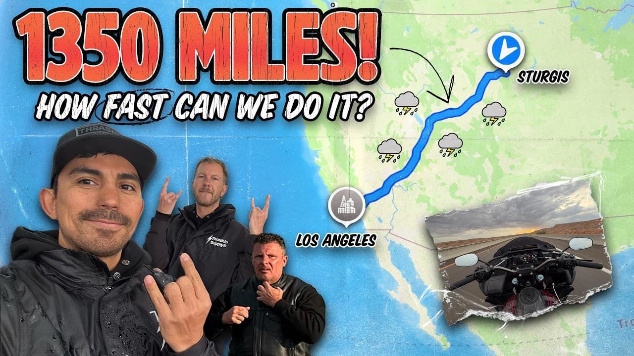 Riding From Sturgis to Los Angeles in 1 Day? | Day 11 - Vlog 271