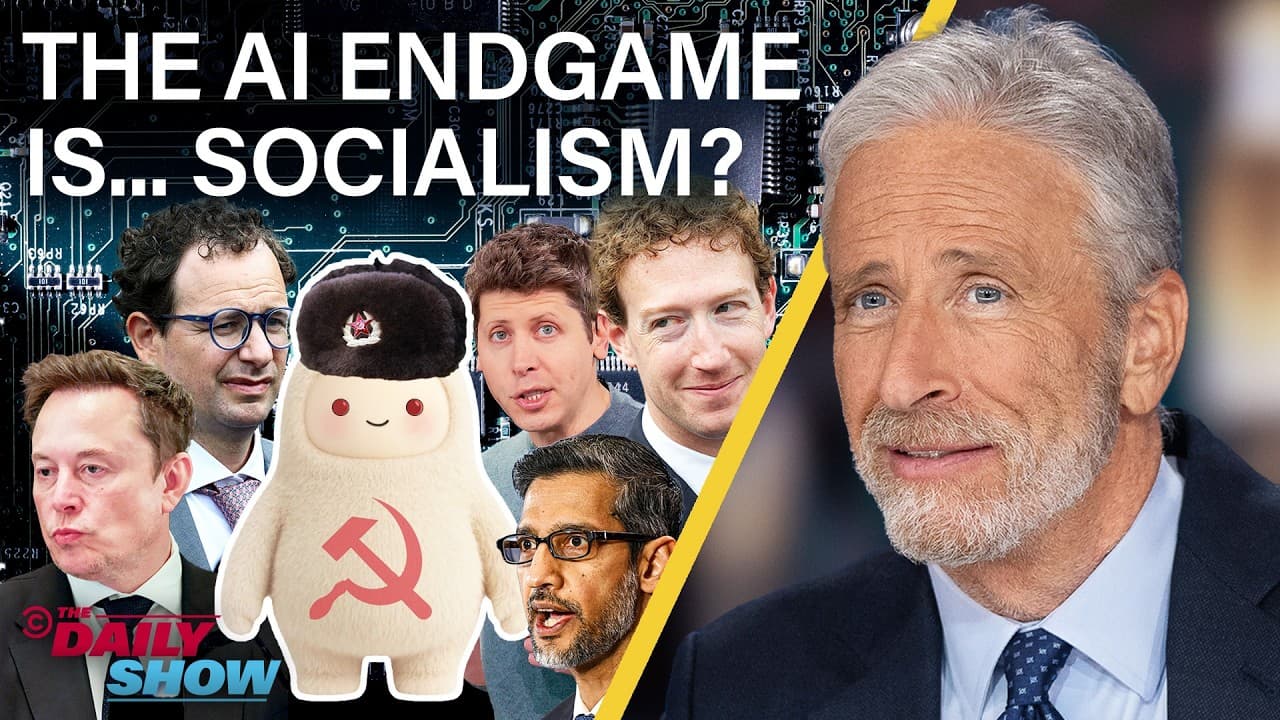 Jon Stewart Unpacks AI’s Dubious Promise of a "Better Future" | The Daily Show
