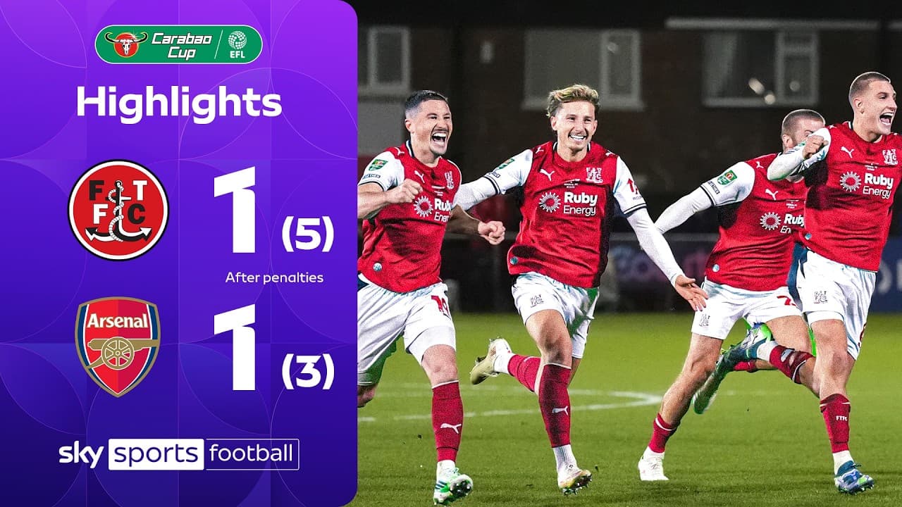 Fleetwood DUMP Arsenal out of Carabao Cup! | Fleetwood 1-1 Arsenal | Carabao Cup Highlights