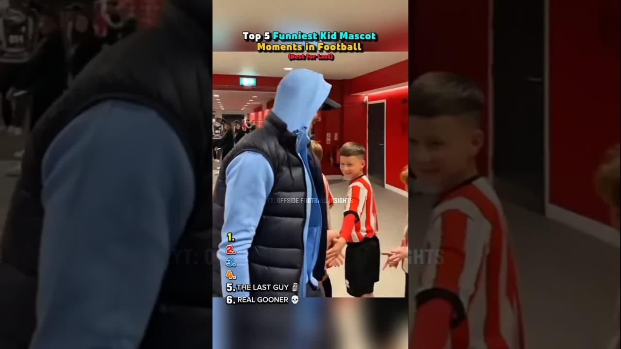 Funniest Kid Mascot 🤣⚽