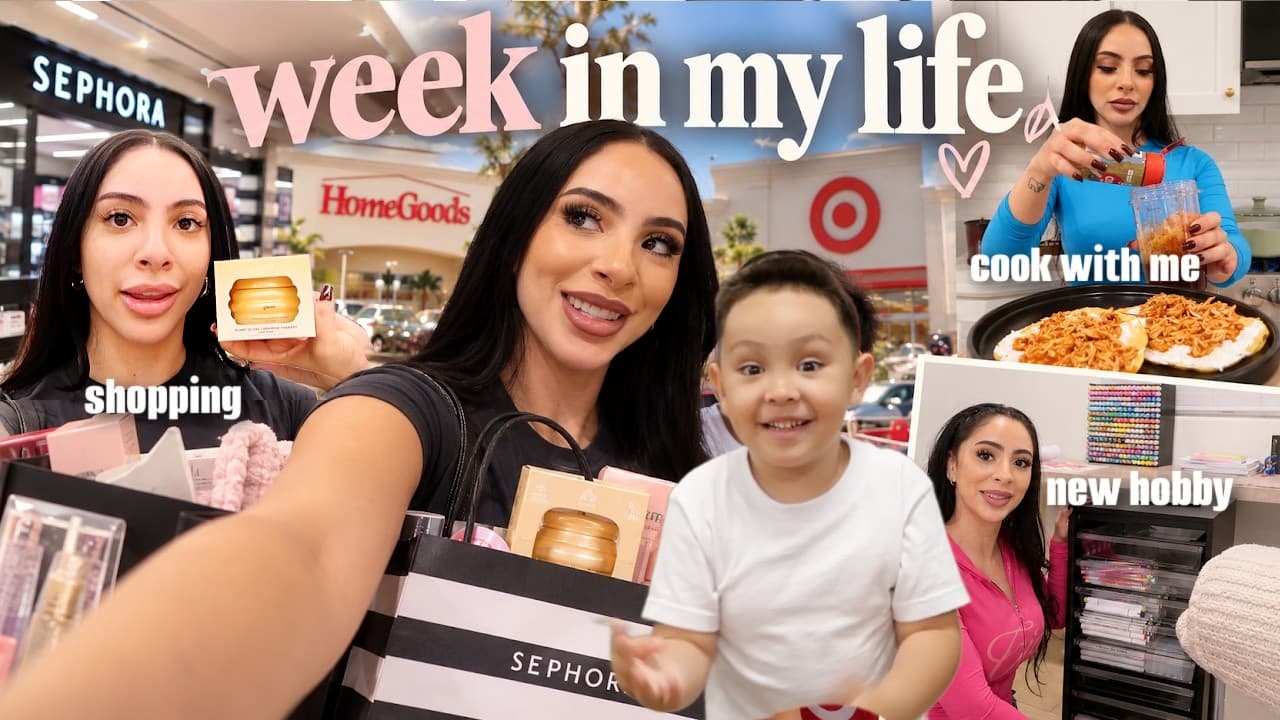 Romanticizing everyday life ✨ cooking, Sephora, target, home goods run! NEW hobby
