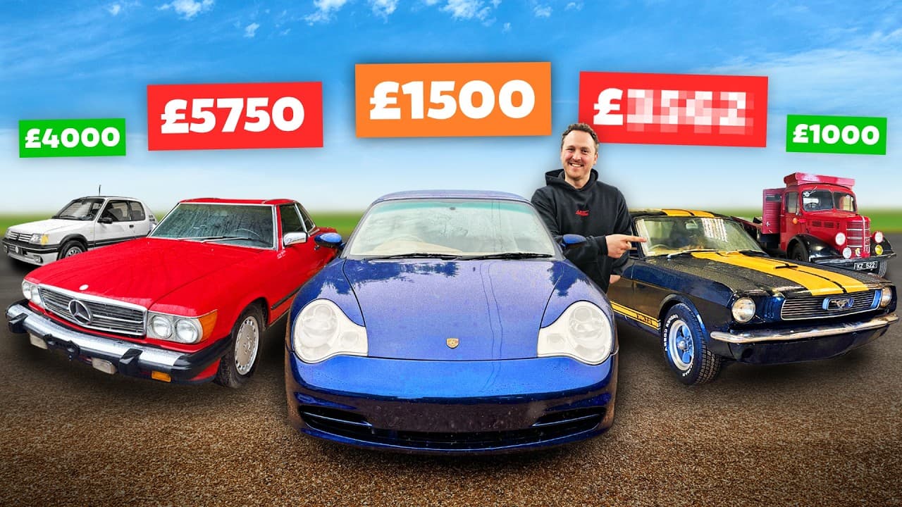 We Bought 6 ABANDONED Cars For £22,000!