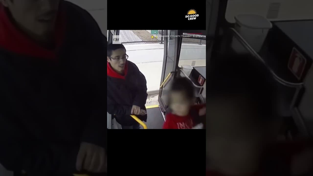 Bus Driver Spots A Barefoot Baby
