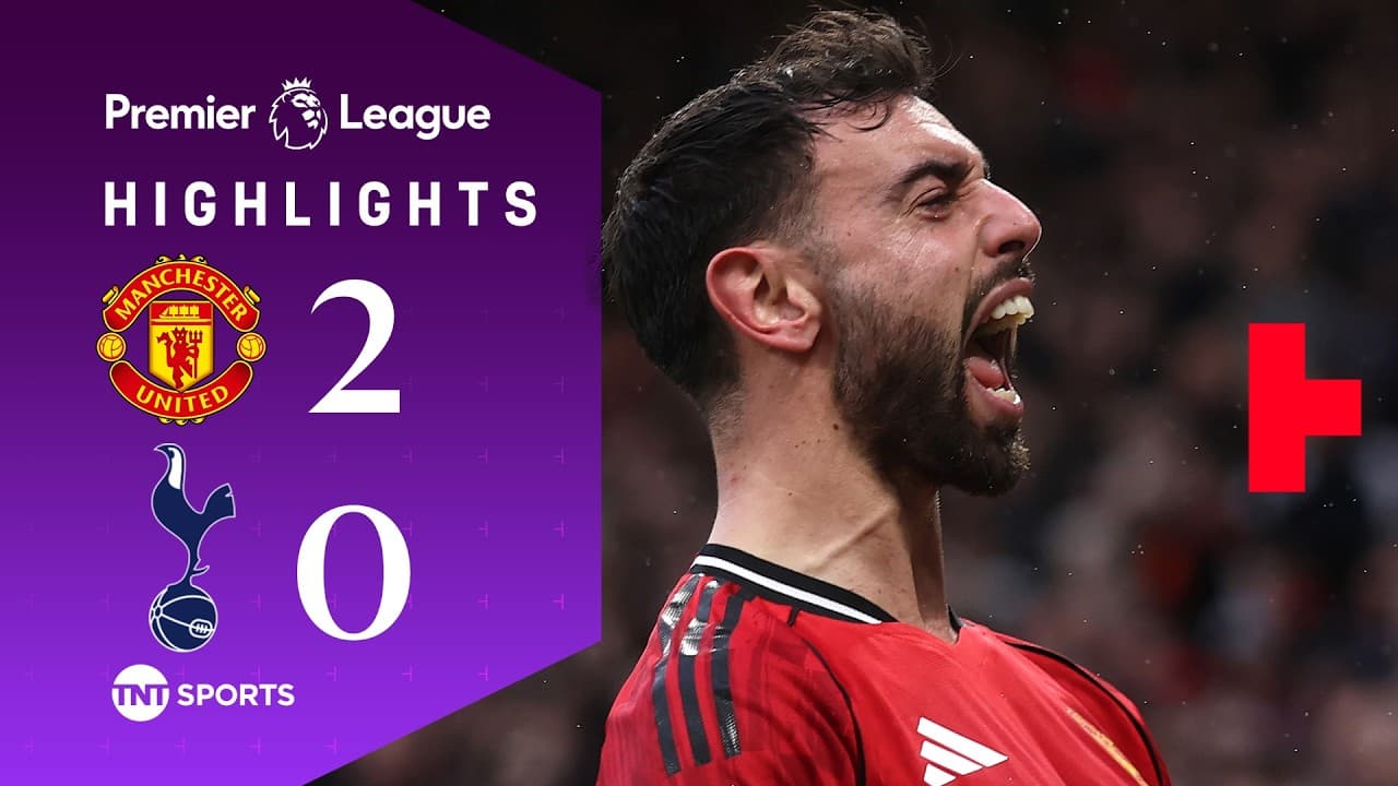 4/4 For Michael Carrick 🔴 | Man United 2-0 Tottenham | Premier League Highlights