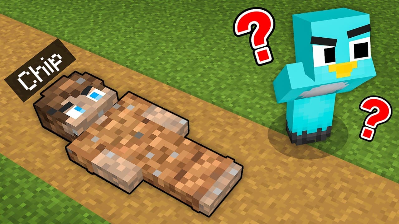 Using ONE COLOR CAMOUFLAGE to Find My Friend’s SECRETS in Minecraft