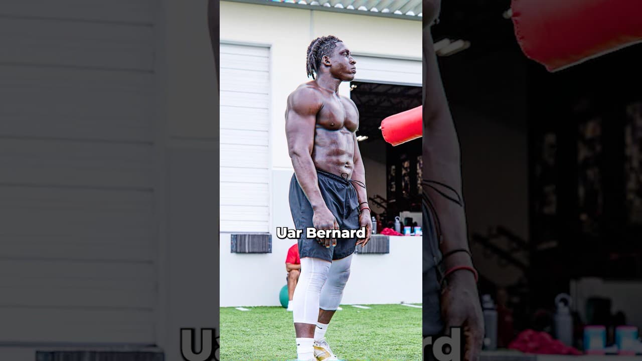 He Got Drafted Without Playing a Single Snap of Football 𤯠#nfl #eagles #nflfootball #uarbernard