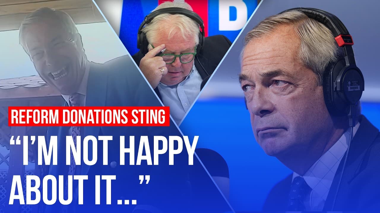 Nigel Farage breaks silence on Reform donations sting