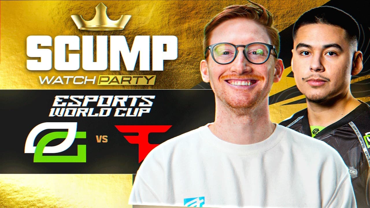 OpTic GAMING vs FAZE!! SCUMP WATCH PARTY - ESPORTS WORLD CUP DAY 4