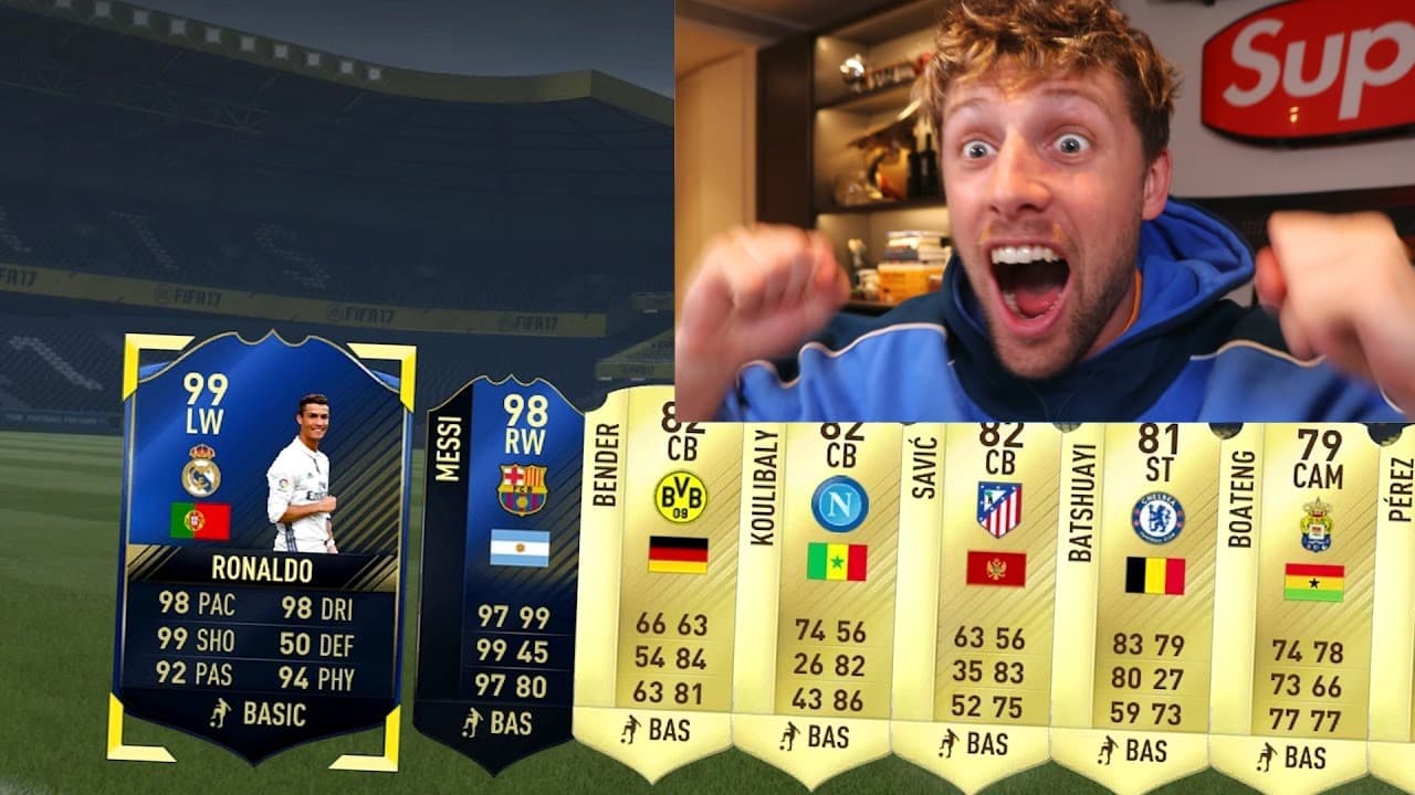 W2S OPENS FIFA 17 PACKS - 10 YEARS LATER!!